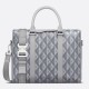 Perfette Qualità Repliche Valigetta Dior Lingot Tela grigia CD Diamond Imitazione