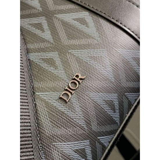 Perfette Qualità Repliche Valigetta Dior Lingot Nera CD Diamond Canvas Imitazione