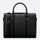 Perfette Qualità Repliche Valigetta Dior Lingot Nera CD Diamond Canvas Imitazione