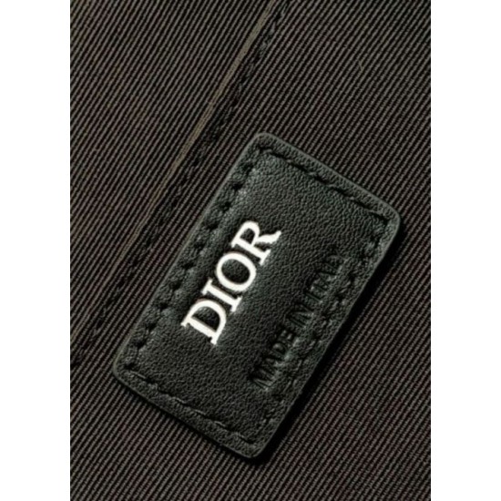 Perfette Qualità Repliche Valigetta Dior Lingot Nera CD Diamond Canvas Imitazione