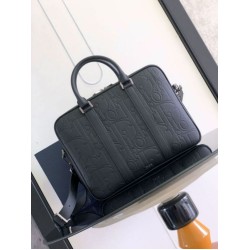 Replica perfetta Dior Borsa a tracolla con cerniera Nero Gravity Imitazione Outlet Online