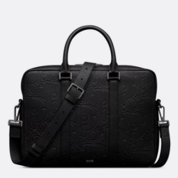 Replica perfetta Dior Borsa a tracolla con cerniera Nero Gravity Imitazione Outlet Online