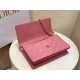 Replica perfetta Borsa Dior Miss Dior con manico superiore Melocoton Rosa Cannage Agnello Imitazione Outlet Online