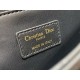 Miglior Falso Borsa Dior Miss Dior con manico superiore Pelle di agnello Cannage nera Economiche Premium