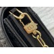 Miglior Falso Borsa Dior Miss Dior con manico superiore Pelle di agnello Cannage nera Economiche Premium