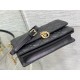 Miglior Falso Borsa Dior Miss Dior con manico superiore Pelle di agnello Cannage nera Economiche Premium