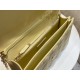 Miglior Falso Borsa Dior Miss Dior con manico superiore Pelle di agnello Cannage giallo pastello Economiche Premium
