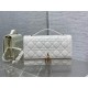 Miglior Falso Borsa Dior Miss Dior con manico superiore Pelle di agnello Cannage bianca Economiche Premium