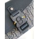Borsa Dior Mini Saddle Messenger Grigio Obliquo Jacquard e pelle di vitello Replica originale di alta qualità Miglior Falso Borsa Dior Mini Saddle Messenger Grigio Obliquo Jacquard e pelle di vitello Economiche Premium