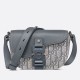 Borsa Dior Mini Saddle Messenger Grigio Obliquo Jacquard e pelle di vitello Replica originale di alta qualità Miglior Falso Borsa Dior Mini Saddle Messenger Grigio Obliquo Jacquard e pelle di vitello Economiche Premium