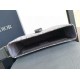 Miglior Falso Borsa a tracolla Dior Small Saddle Jacquard obliquo grigio e pelle di vitello Economiche Premium