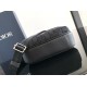 Replica perfetta Dior Mini Rider 2.0 Borsa a tracolla con cerniera Nero Oblique con Nero Imitazione Outlet Online
