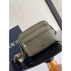 Migliore Repliche Dior Rider 2.0 Borsa a tracolla con cerniera Khaki Gravity Economiche Outlet Online