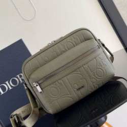 Migliore Repliche Dior Rider 2.0 Borsa a tracolla con cerniera Khaki Gravity Economiche Outlet Online