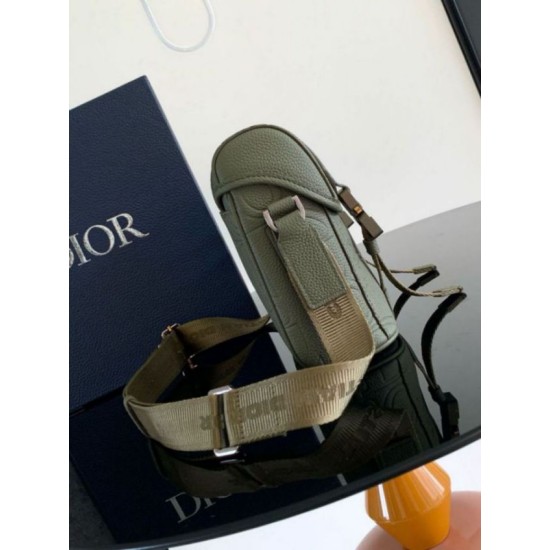 Replica perfetta Borsa a tracolla Dior Hit the Road Flap Khaki Gravity Imitazione Outlet Online
