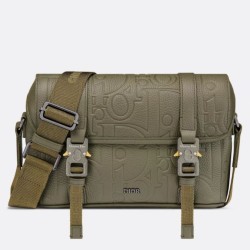 Replica perfetta Borsa a tracolla Dior Hit the Road Flap Khaki Gravity Imitazione Outlet Online