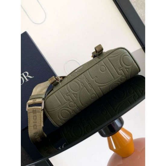 Replica perfetta Borsa a tracolla Dior Hit the Road Flap Khaki Gravity Imitazione Outlet Online