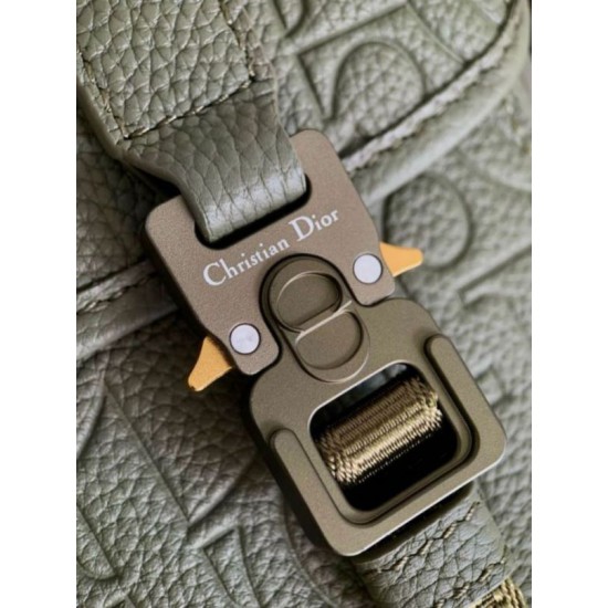 Replica perfetta Borsa a tracolla Dior Hit the Road Flap Khaki Gravity Imitazione Outlet Online