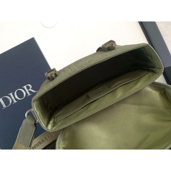 Replica perfetta Borsa a tracolla Dior Hit the Road Flap Khaki Gravity Imitazione Outlet Online