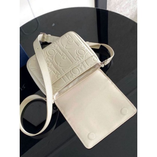 Miglior Falso Borsa Messenger da uomo Dior con patta Beige Gravity Economiche Premium