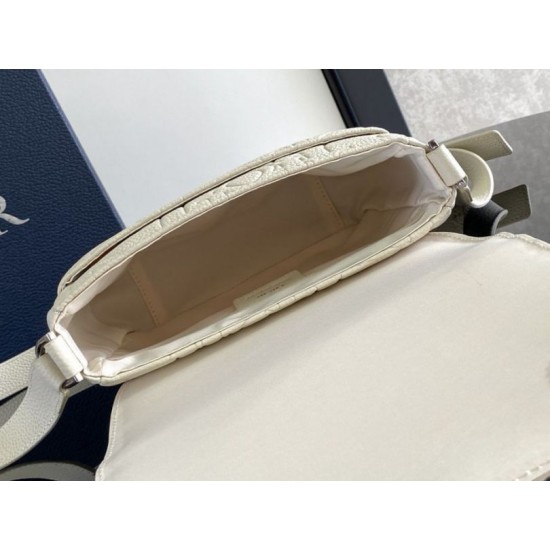 Miglior Falso Borsa Messenger da uomo Dior con patta Beige Gravity Economiche Premium