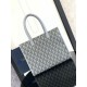 Replica perfetta Borsa tote Dior Safari in tela grigia con diamanti CD Imitazione Outlet Online