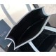 Replica perfetta Borsa tote Dior Safari in tela grigia con diamanti CD Imitazione Outlet Online