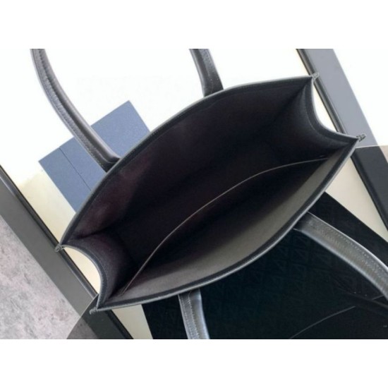 Migliore Replica Borsa tote Dior Safari Tela CD Diamond nera Imitazioni Outlet Italia Perfette Qualità Repliche Borsa tote Dior Safari Tela CD Diamond nera Imitazione