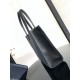 Miglior Falso Borsa tote Dior Safari Pelle di vitello granulata nera Economiche Premium