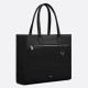 Miglior Falso Borsa tote Dior Safari Pelle di vitello granulata nera Economiche Premium