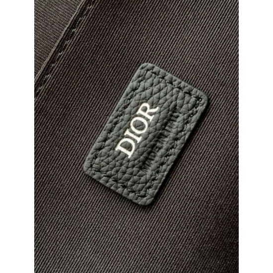 Migliore Repliche Borsa tote Dior Safari Jacquard Dior Oblique nero Economiche Outlet Online