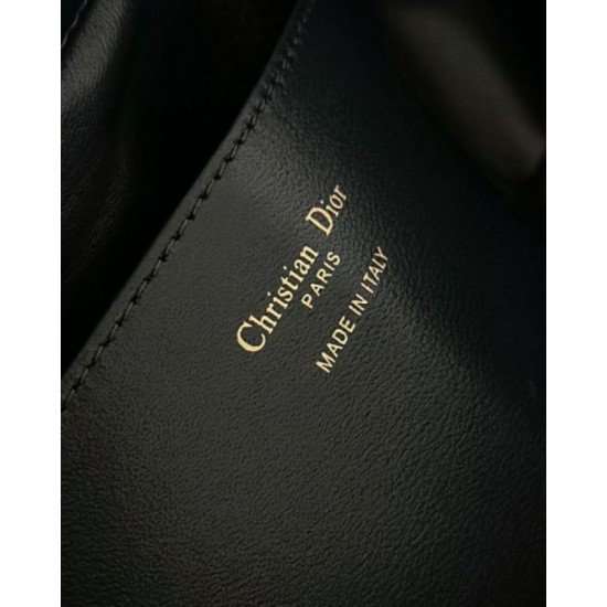 Replica perfetta Borsa media Dior Nolita Jacquard blu Dior Oblique Imitazione Outlet Online