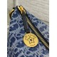 Migliore Repliche Borsa Dior Diorstar Hobo con catena Blue Denim Oblique Jacquard Economiche Outlet Online
