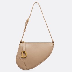 Migliore Repliche Dior Saddle Rodeo Pouch Biscuit Goatskin Economiche Outlet Online