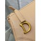 Migliore Repliche Dior Saddle Rodeo Pouch Biscuit Goatskin Economiche Outlet Online