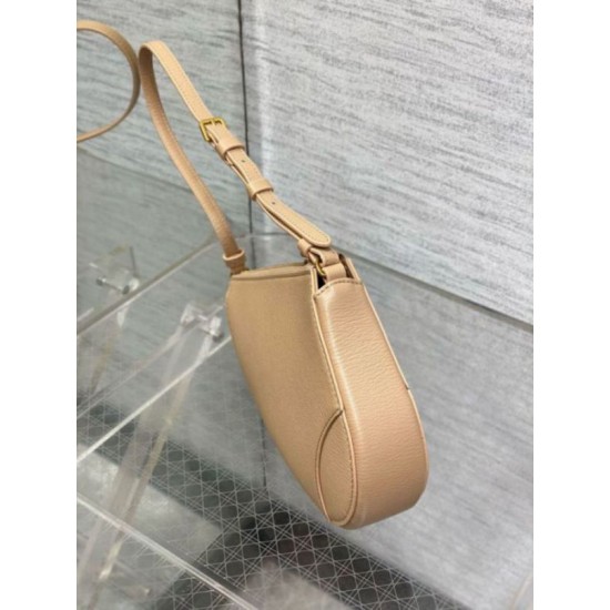 Migliore Repliche Dior Saddle Rodeo Pouch Biscuit Goatskin Economiche Outlet Online