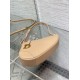 Migliore Repliche Dior Saddle Rodeo Pouch Biscuit Goatskin Economiche Outlet Online