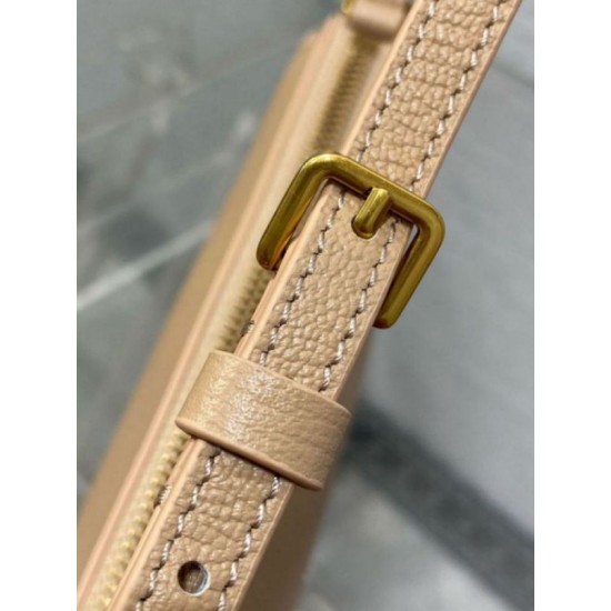 Migliore Repliche Dior Saddle Rodeo Pouch Biscuit Goatskin Economiche Outlet Online
