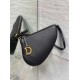 Perfette Qualità Repliche Dior Saddle Rodeo Pouch Pelle di Capra Nera Imitazione Perfette Qualità Repliche Dior Saddle Rodeo Pouch Pelle di Capra Nera Imitazione