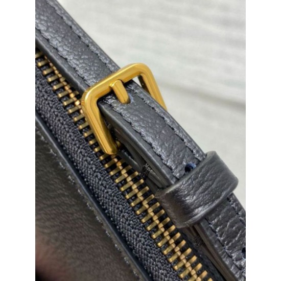 Perfette Qualità Repliche Dior Saddle Rodeo Pouch Pelle di Capra Nera Imitazione Perfette Qualità Repliche Dior Saddle Rodeo Pouch Pelle di Capra Nera Imitazione