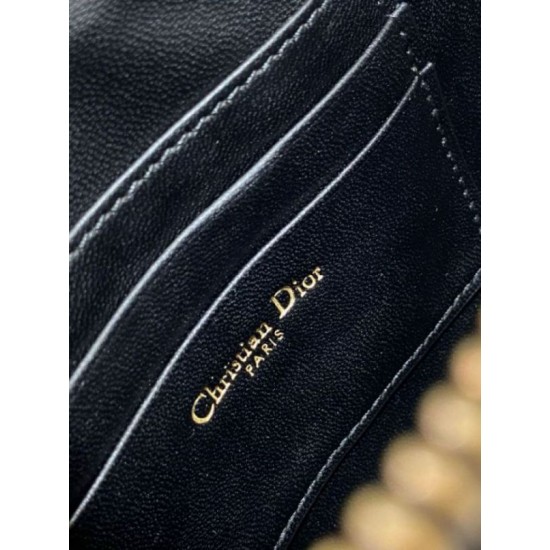 Perfette Qualità Repliche Dior Saddle Rodeo Pouch Pelle di Capra Nera Imitazione Perfette Qualità Repliche Dior Saddle Rodeo Pouch Pelle di Capra Nera Imitazione