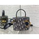 Miglior Falso Dior Small CD Signature Vanity Case Blue Oblique Jacquard Economiche Premium