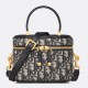 Miglior Falso Dior Small CD Signature Vanity Case Blue Oblique Jacquard Economiche Premium