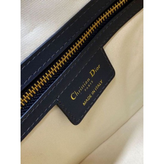 Miglior Falso Borsa bowling media Dior D-Vibe Bowling Borsa media Jacquard blu obliquo Economiche Premium