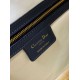 Miglior Falso Dior D-Vibe Bowling Borsa grande Jacquard blu obliquo Economiche Premium