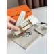 Replica Cintura Hermès H Ancre reversibile, 32 mm, pelle di vitello Epsom Oro e Bianco imitazione Falso
