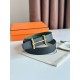 Replica Cintura Hermès H Ancre reversibile, 32 mm, pelle di vitello Epsom Nero e Verde imitazione Falso