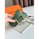 Replica Cintura Hermès H Ancre reversibile, 32 mm, pelle di vitello Epsom Nero e Verde imitazione Falso