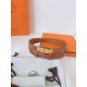 Replica Cintura Hermès Kelly 18 Caramello Alligatore Lucido imitazione Falso