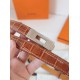 Replica Cintura Hermès Kelly 18 Caramello Alligatore Lucido imitazione Falso